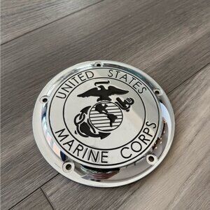 United States Marine Corps Chrome Derby Cover